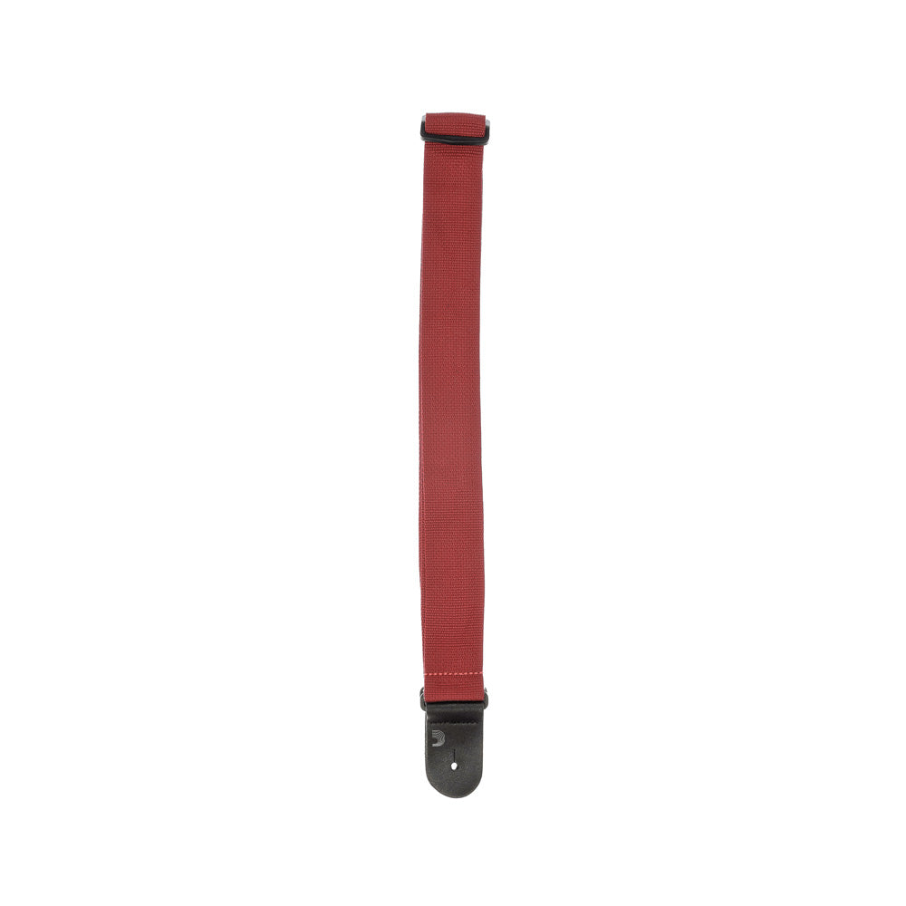 D'Addario PWS101 Polypropylene Red Guitar Strap-Guitar Accessories-Daddario-Hermes Music